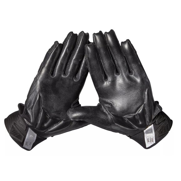 Nike D-Tack 6.0 Football Gloves, Black/White, Adult Unisex Size L #NFG21937 - Picture 7 of 9